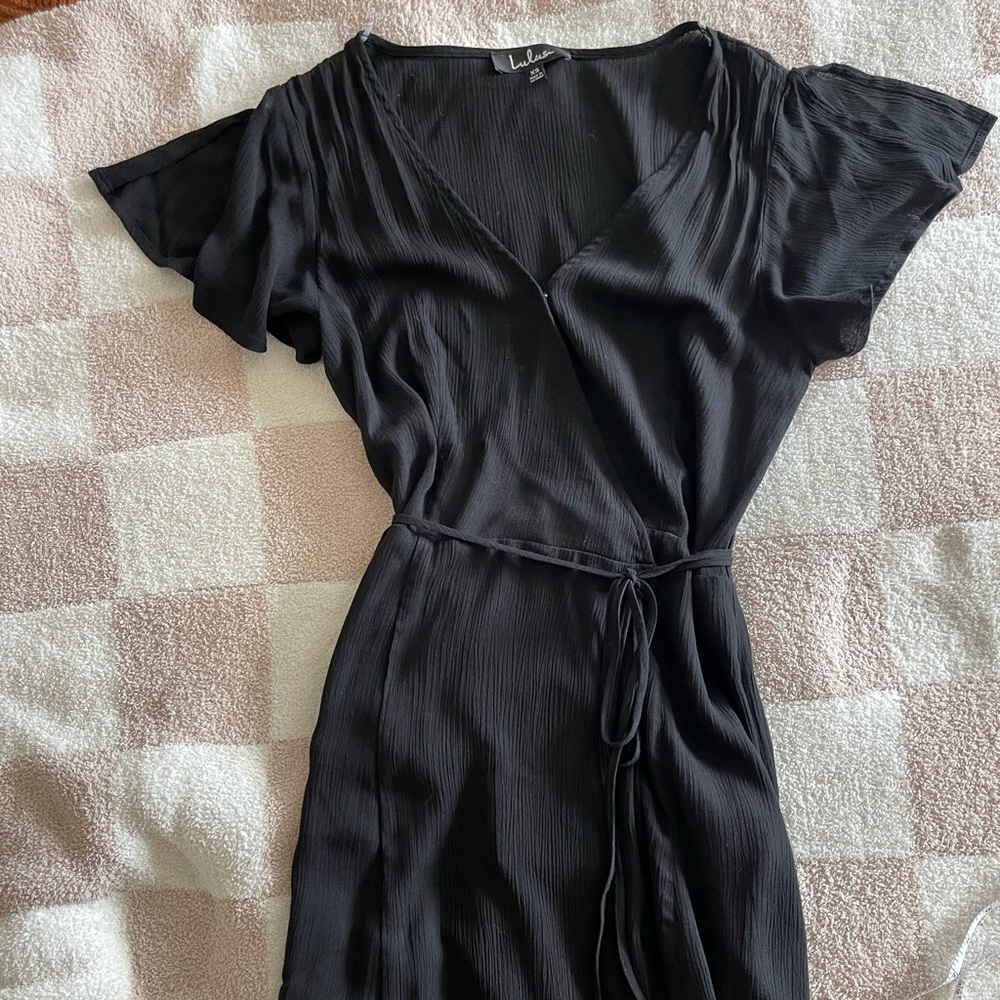 Lulus black maxi dress